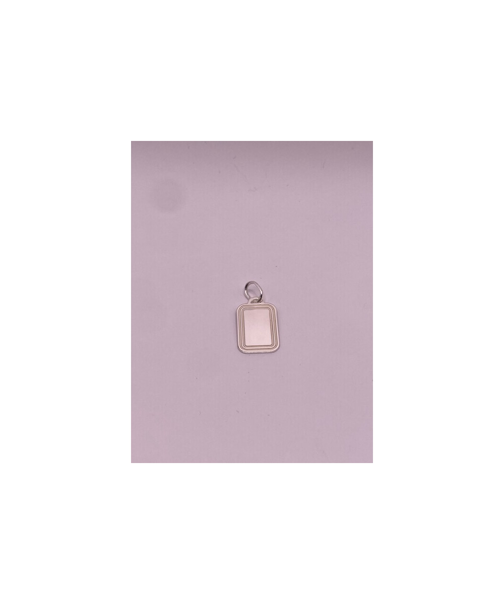 Placa de PLATA DE LEY de 925 m/m, lisa para grabación.