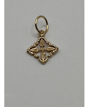 Cruz de ORO 18 KTS,...