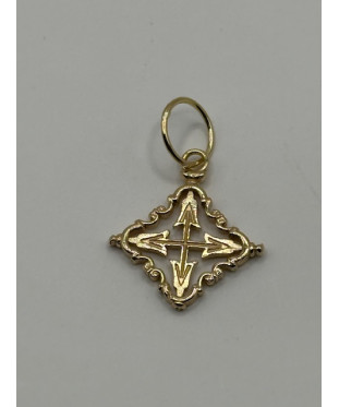 Cruz de ORO 18 KTS,...