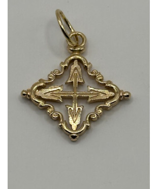 Cruz de ORO 18 KTS,...