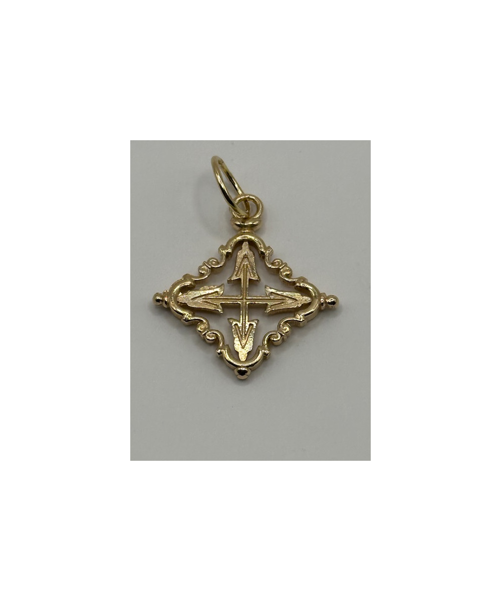 Cruz de ORO 18 KTS, mallorquina de Calatrava.