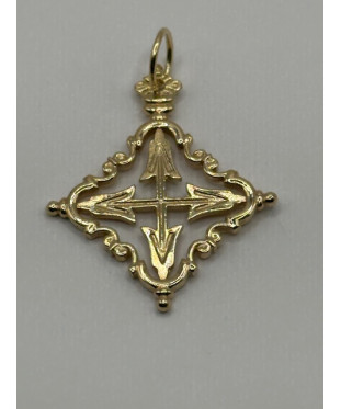 Cruz de ORO 18 KTS,...