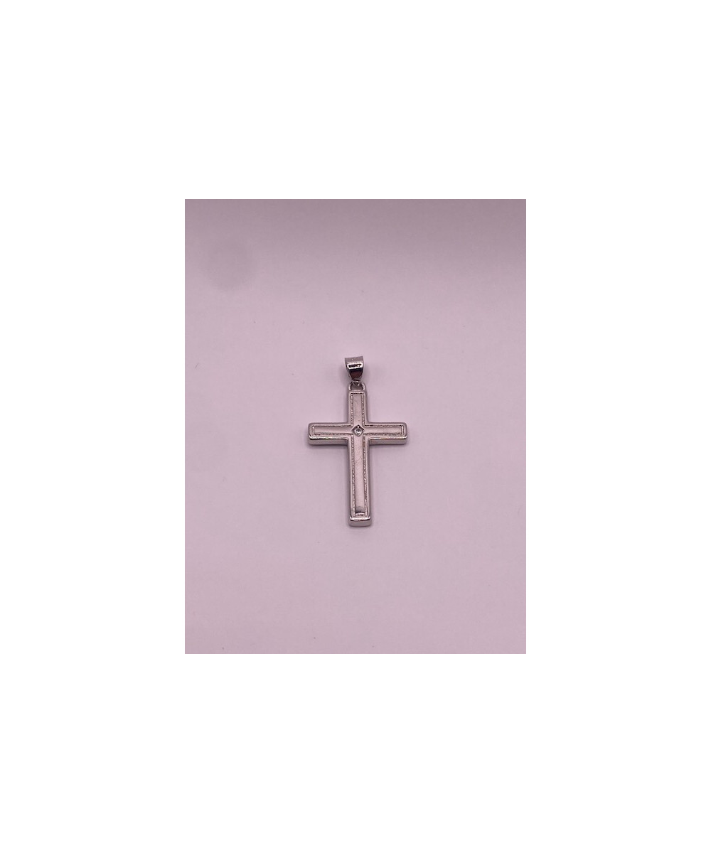 Cruz de PLATA DE LEY de 925 m/m.