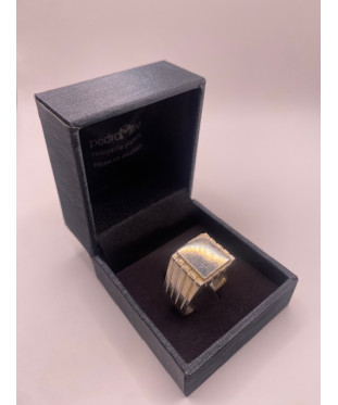 Sello de PLATA DE LEY de 925 m/m  para grabación de iniciales.