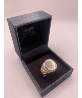 Sello de PLATA DE LEY de 925 m/m  para grabación de iniciales.