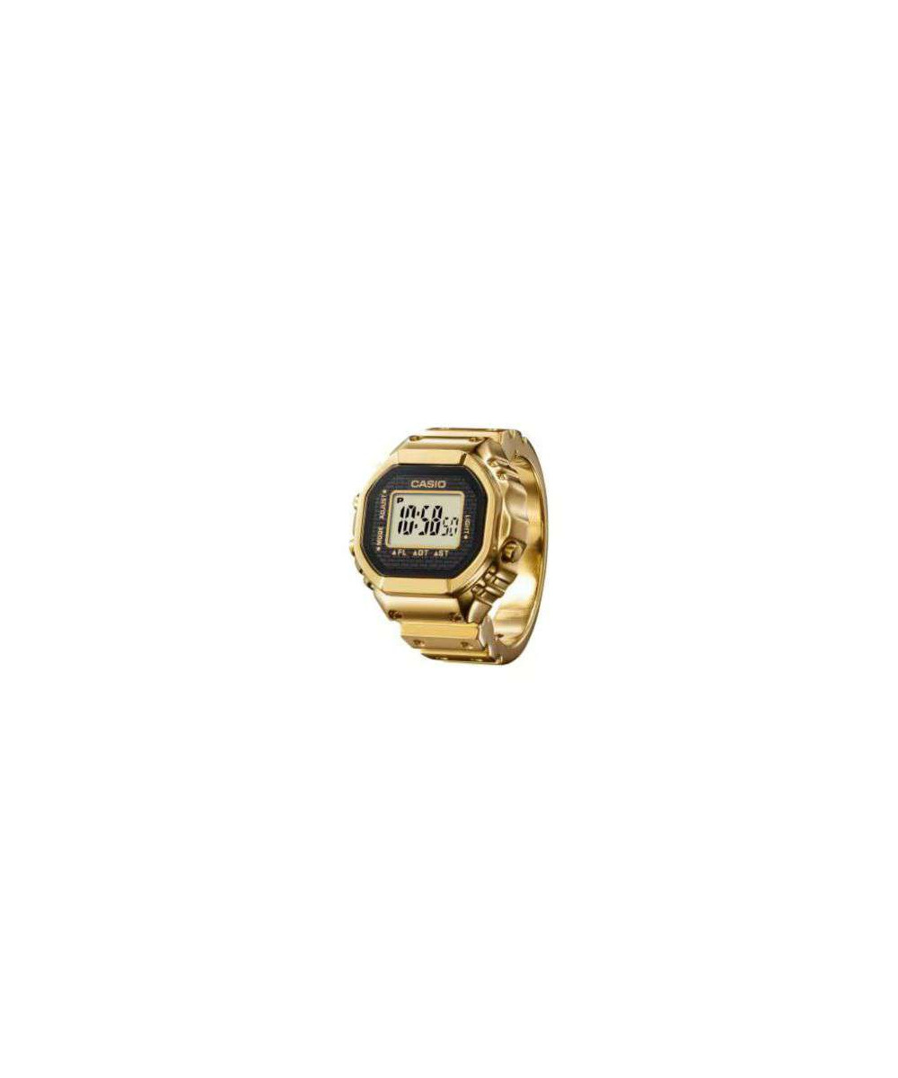 Reloj anillo Casio en acero inoxidable dorado CRW-001G-9ER.