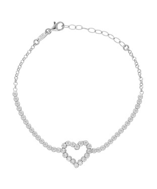 Pulsera de Plata de Ley de...