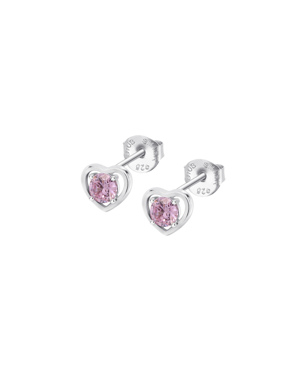 Pendientes de LOTUS SILVER LP3092-4/3, con circonita de color