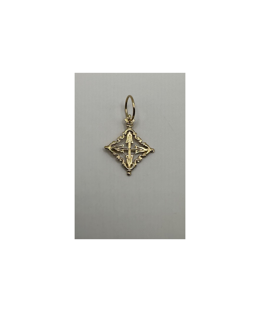 Cruz de ORO 18 kts, Mallorquina de calatrava.