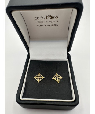 Pendientes de Cruz de ORO...