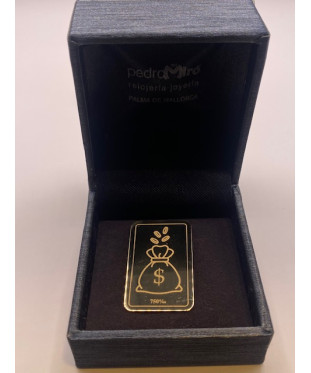 Lingote de ORO 18 KTS. 4...