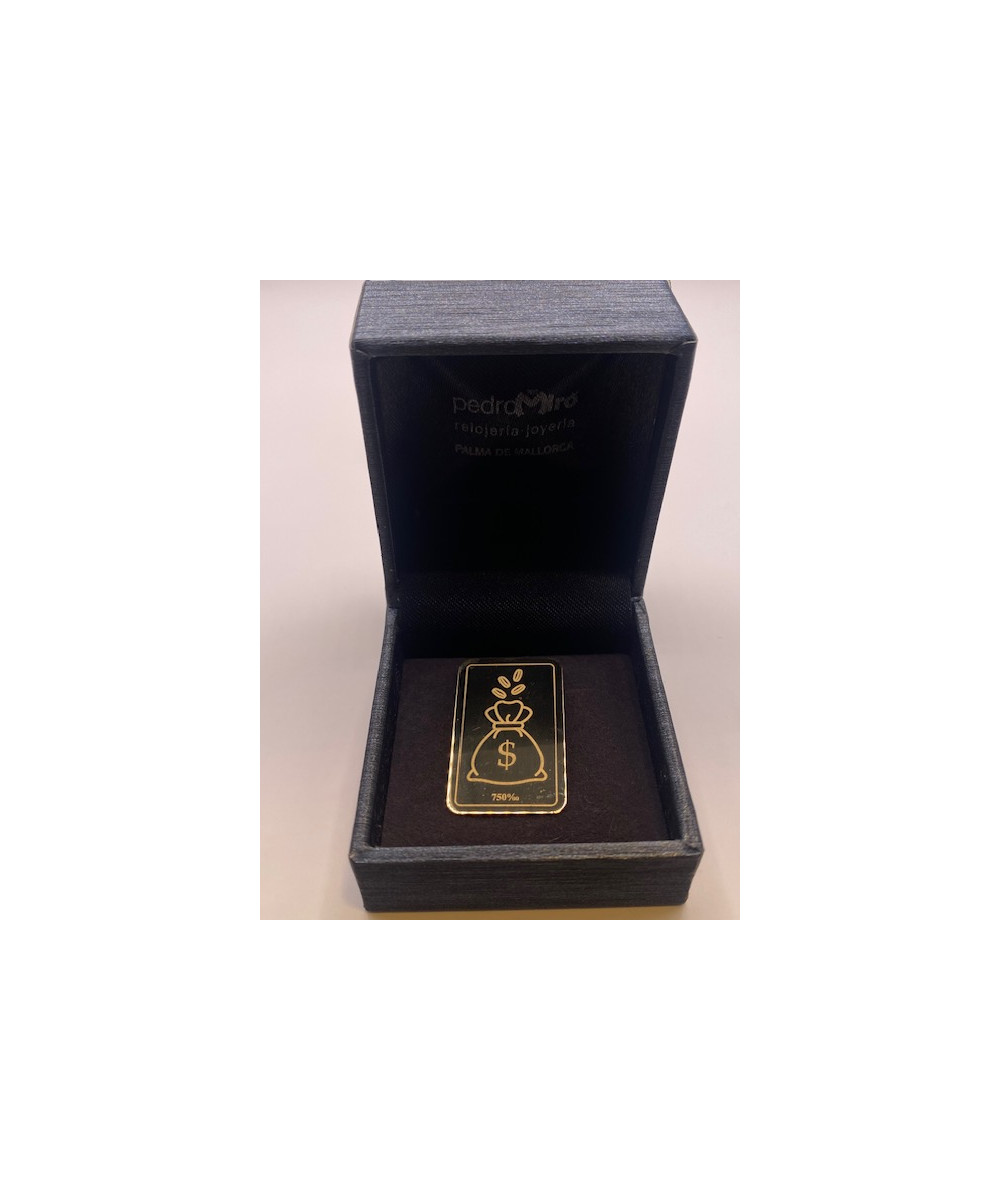 Lingote de ORO 18 KTS. 4 gramos.