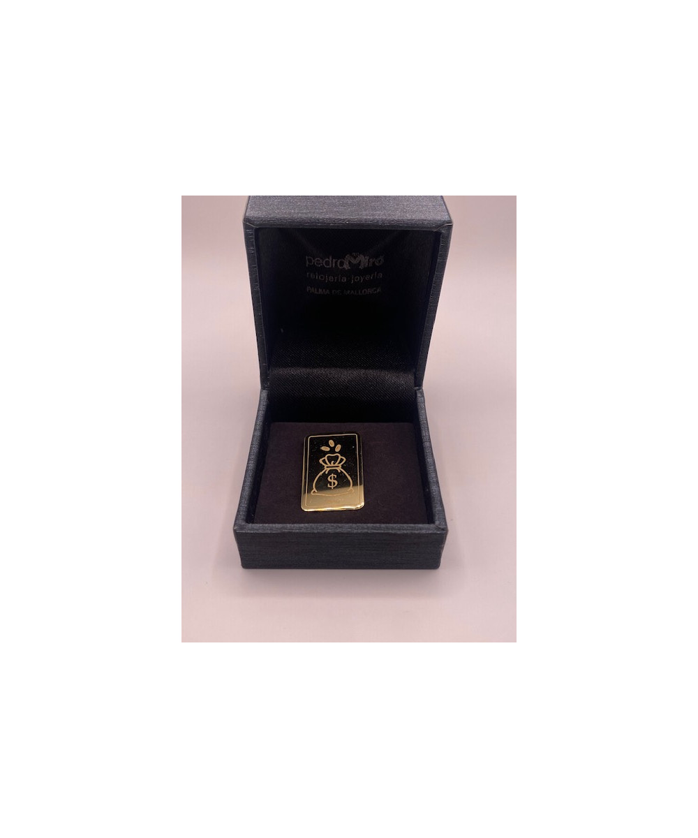 Lingote de ORO 18 KTS, 750 m/m. 4 gramos.