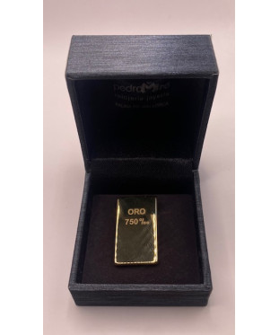 Lingote de ORO 18 KTS, 750...