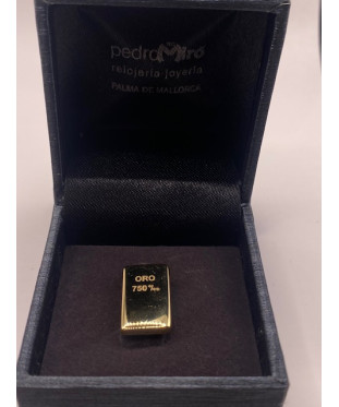 Lingote de ORO 18 KTS, 750...