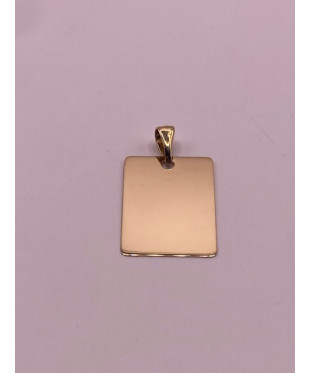 Placa de ORO 18 kts, 750...