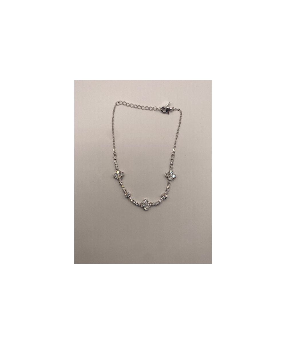 Pulsera de PLATA DE LEY de 925 m/m con circonitas