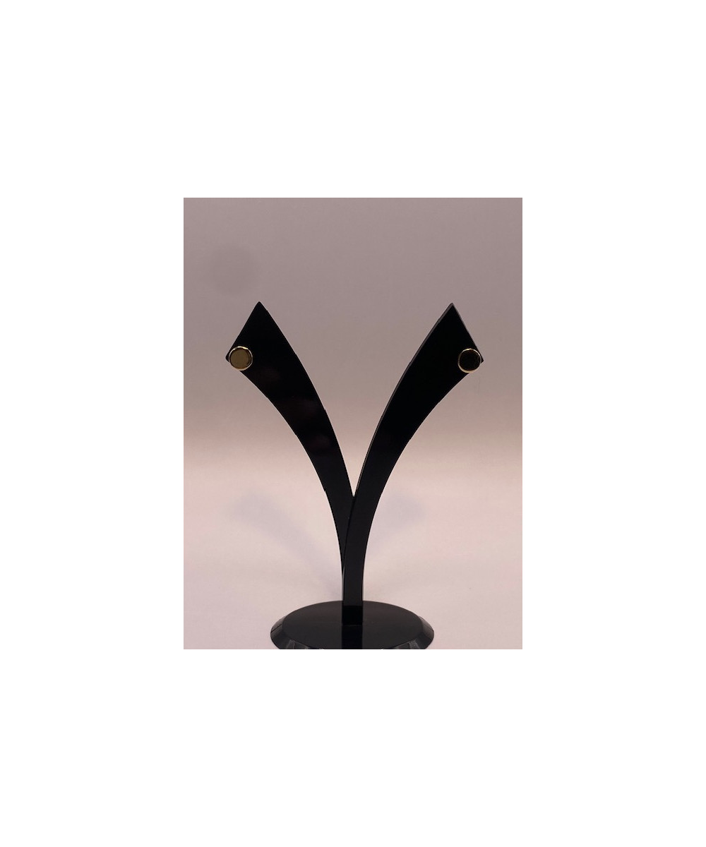 Pendientes de ORO 18 KTS, oro amarillo, forma redonda.