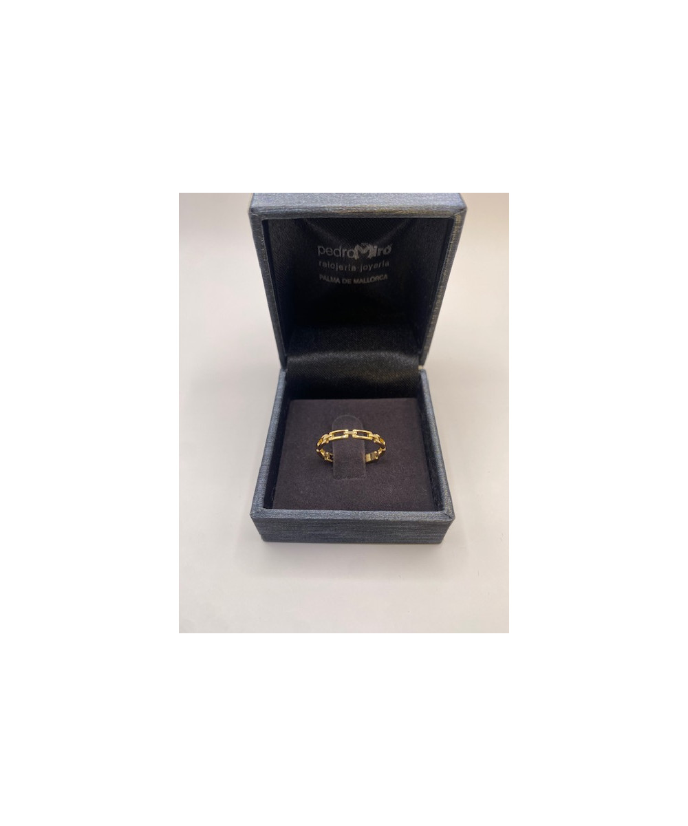 Anillo de ORO 18 KTS, oro amarillo.