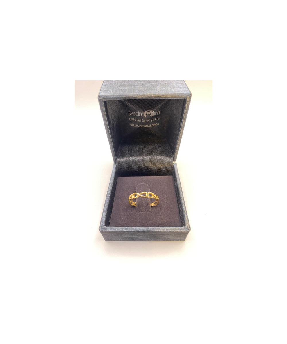 Anillo de ORO 18 KTS, oro amarillo.
