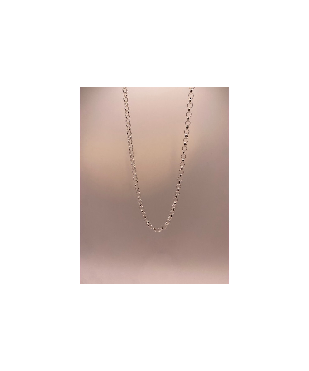 Cadena de plata de 925 m/m de 50 cms. de largo, modelo Mallorquina