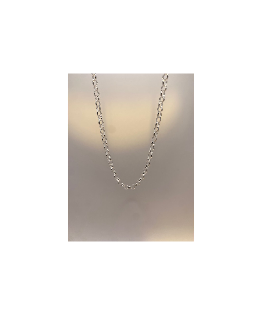 Cadena de plata de 925 m/m de 60 cms. de largo, modelo baule Mallorquina