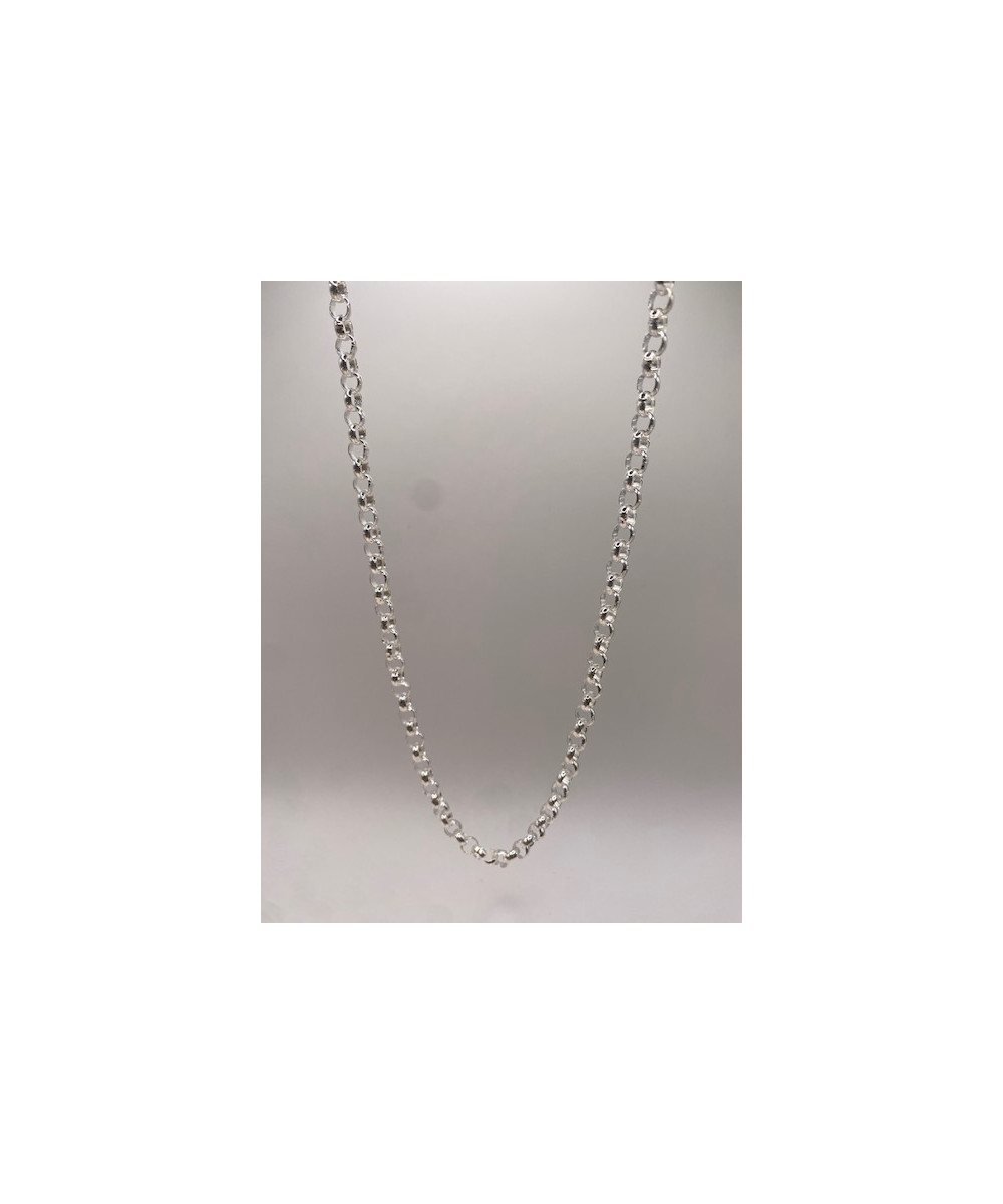 Cadena de plata de 925 m/m de 60 cms. de largo, modelo baule Mallorquina