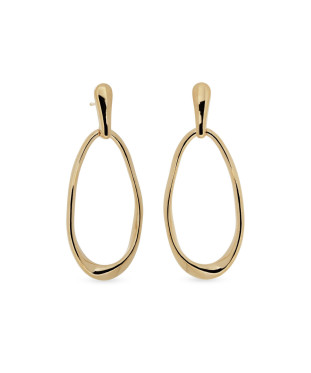 Pendientes círculo oval...