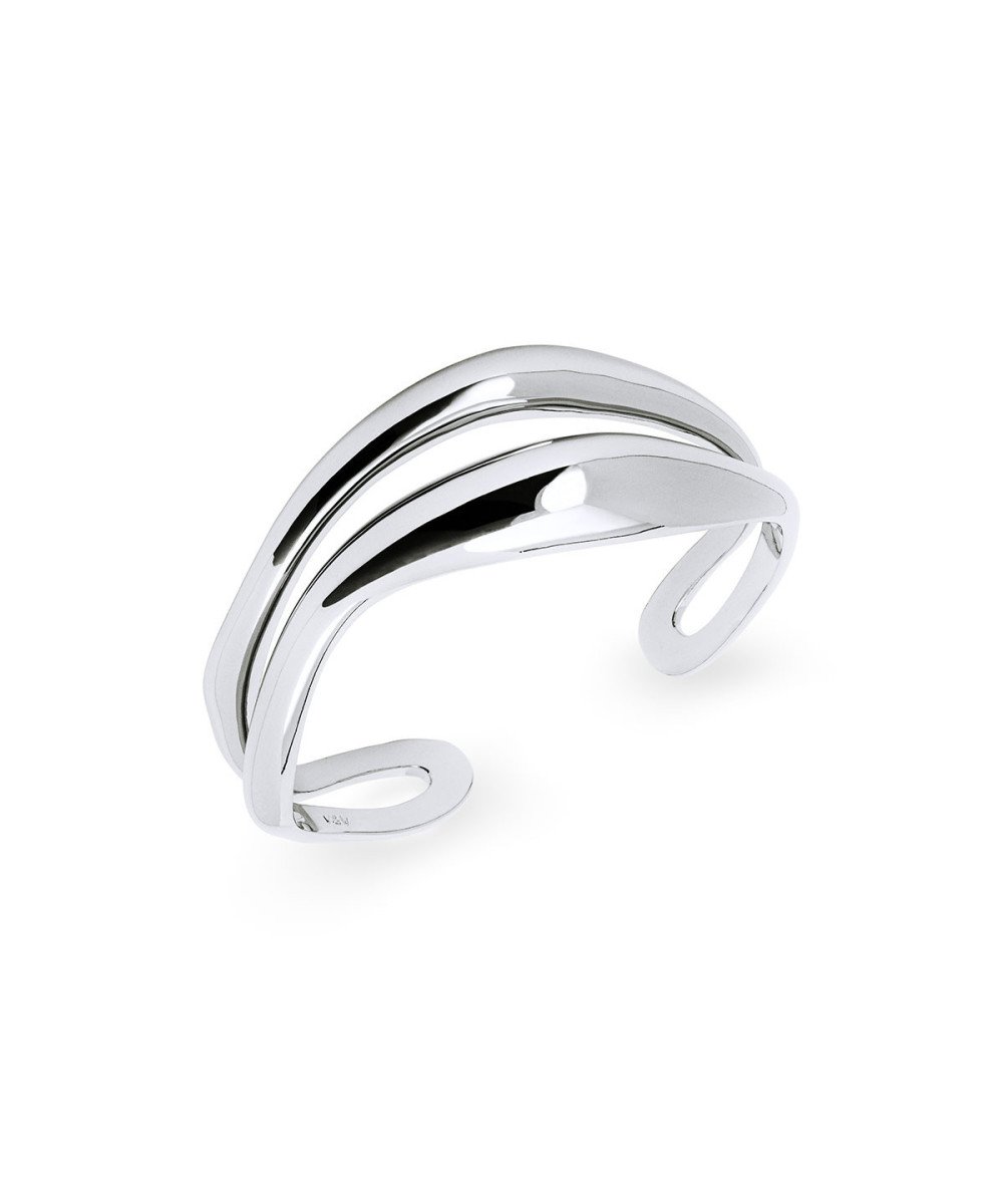 Brazalete espiral liso Waves, de Vidal & Vidal
