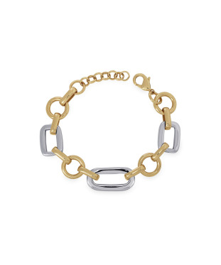 Pulsera dúo eslabones...