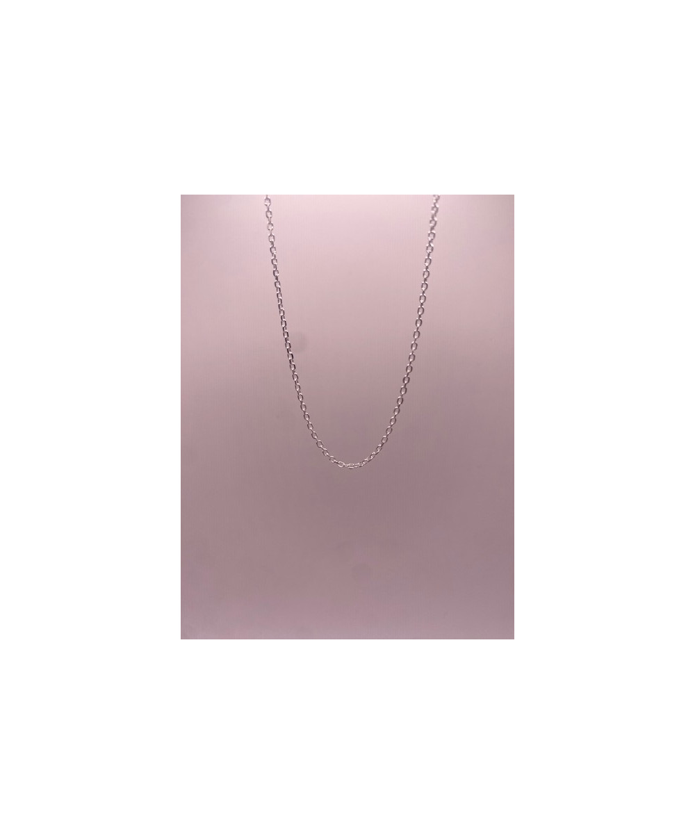 Cadena de plata de ley de 925 m/m de 45 cms. de largo.