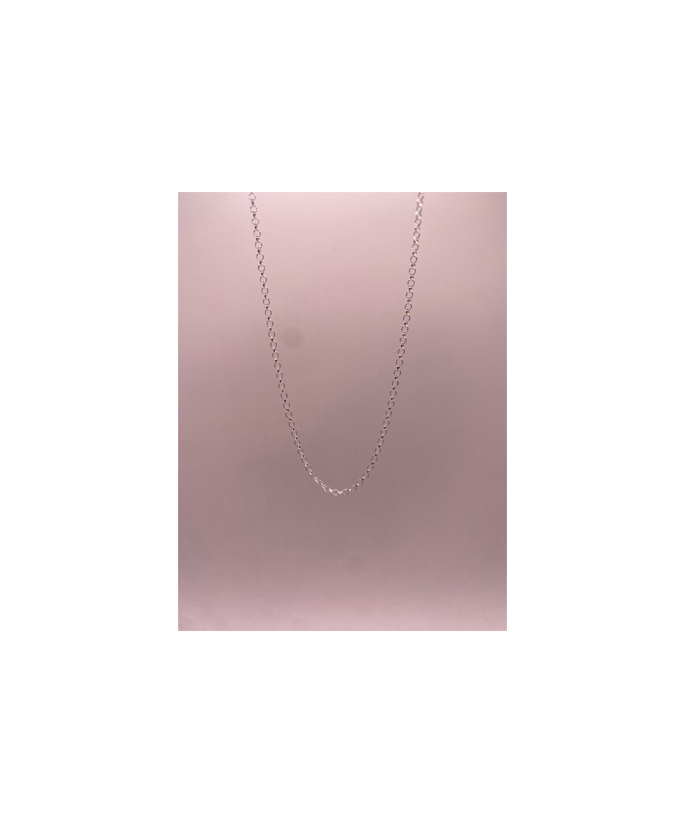 Cadena de plata de ley de 925 m/m de 45 cms. de largo.