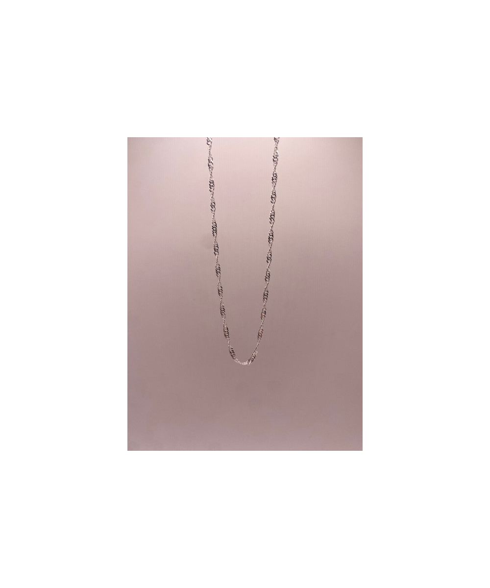 Cadena de plata de ley de 925 m/m de 45 cms. de largo.