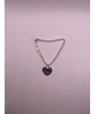 Pulsera de plata de ley de...