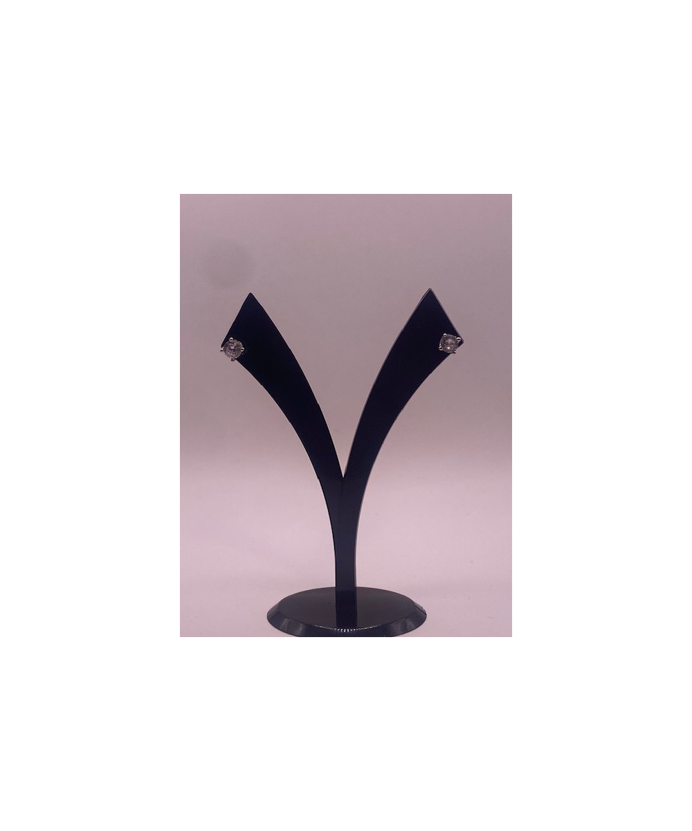 Pendientes de plata de ley de 925 m/m, con circonita.