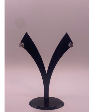 Pendientes de plata de ley...