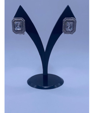 Pendientes de plata de ley...