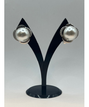 Pendientes de plata de ley...