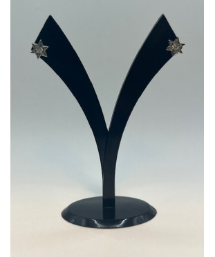 Pendientes de plata de ley...