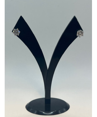 Pendientes de plata de ley...