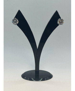 Pendientes de plata de ley...