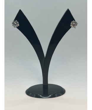 Pendientes de plata de ley...