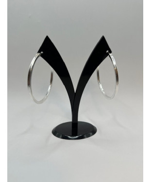 Pendientes de plata de ley...