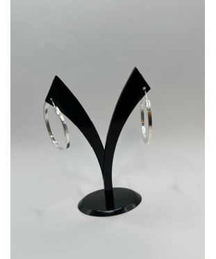 Pendientes de plata de ley...
