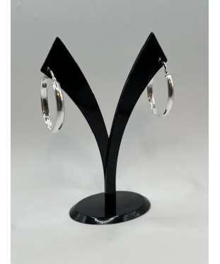 Pendientes de plata de ley...