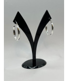 Pendientes de plata de ley...