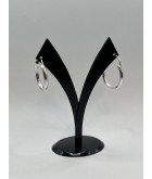 Pendientes de plata de ley...