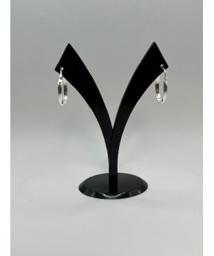 Pendientes de plata de ley...