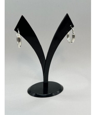 Pendientes de plata de ley...