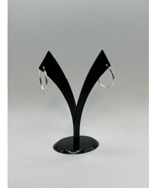 Pendientes de plata de ley...